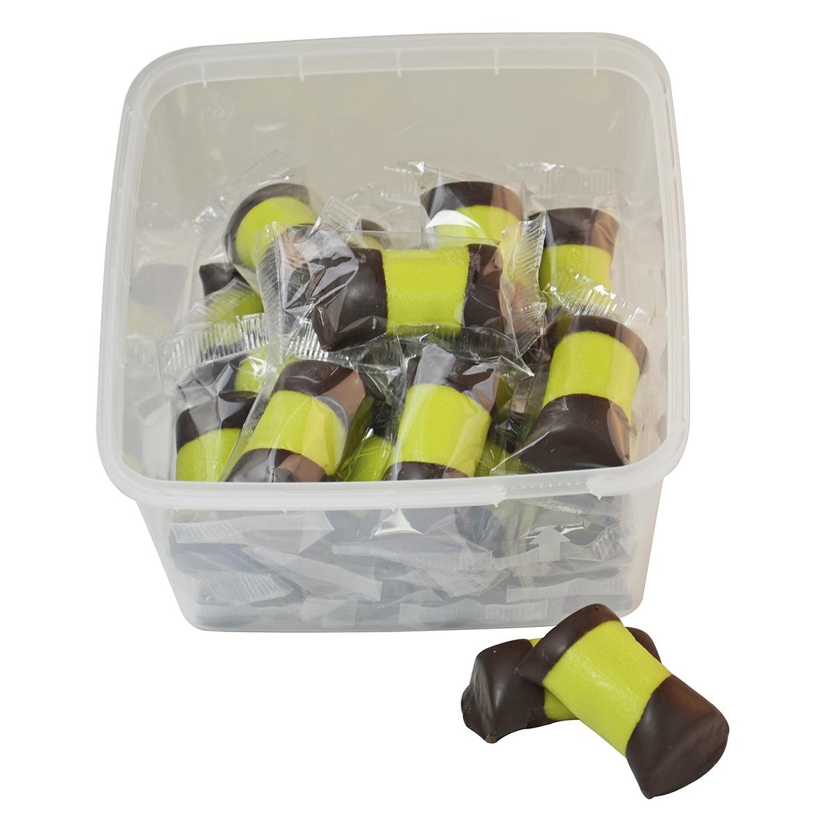 Punchrullar i plastburk, singelpackade i 900g förpackning