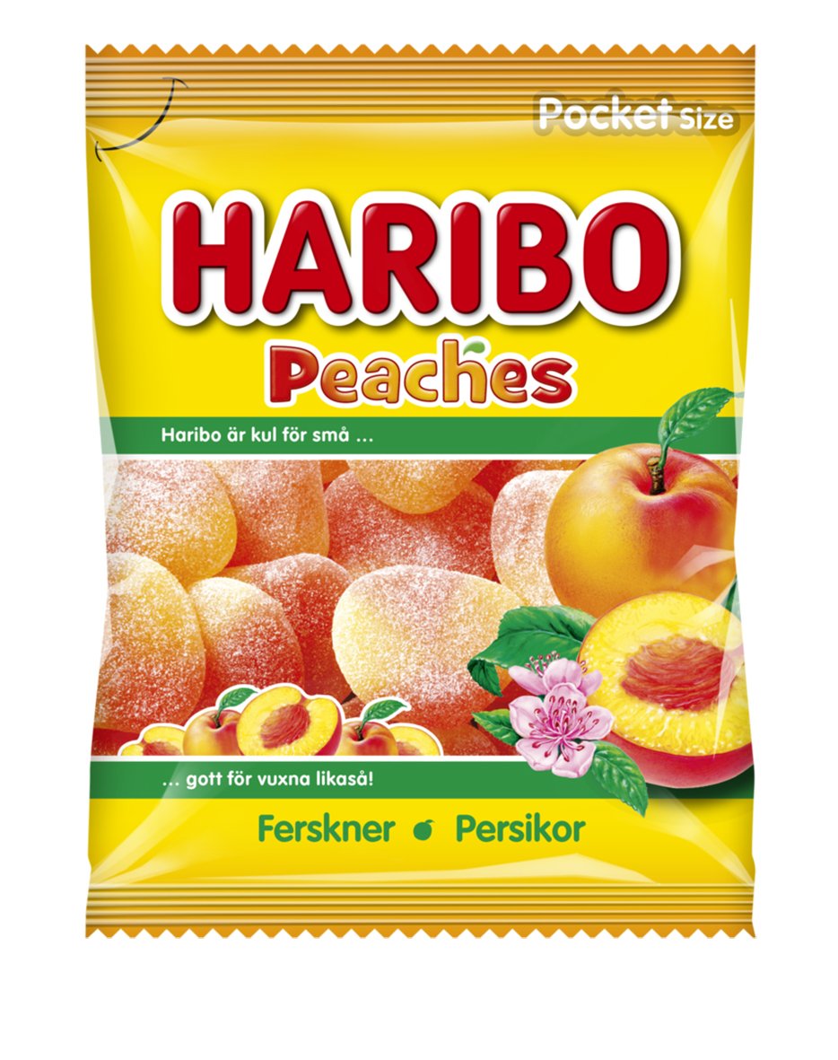 Godis Haribo Persikor 80g 60010643