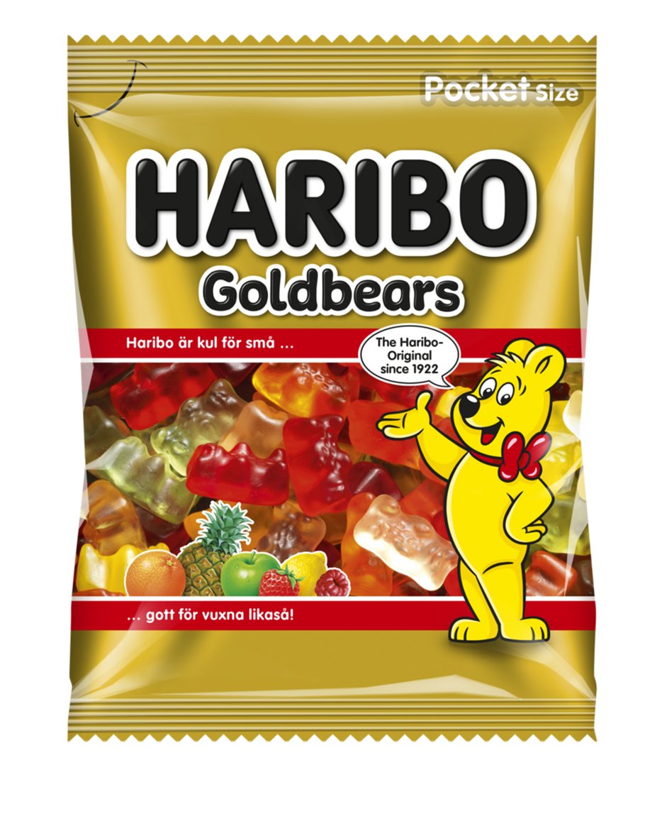 Godis Haribo Guldbjörnar 80g