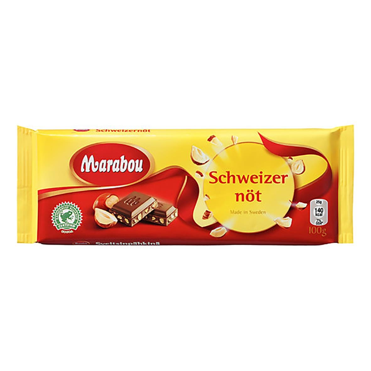 Choklad Marabou Schweizernöt 100g 60010689