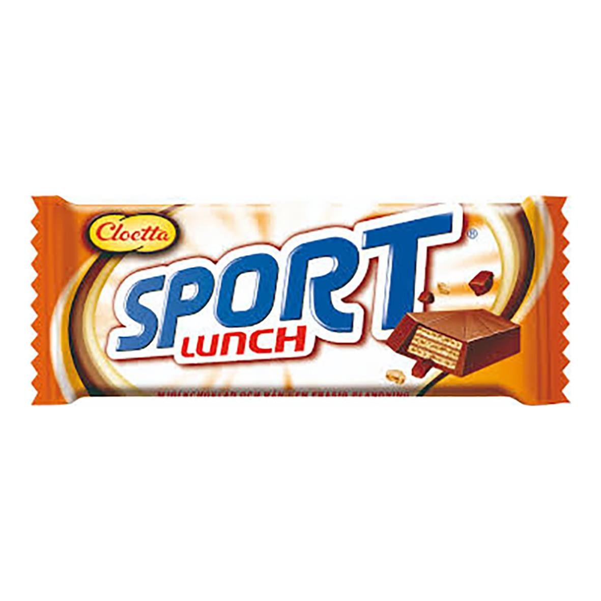 Choklad Cloetta Sportlunch 50g med chokladkaka och nötter
