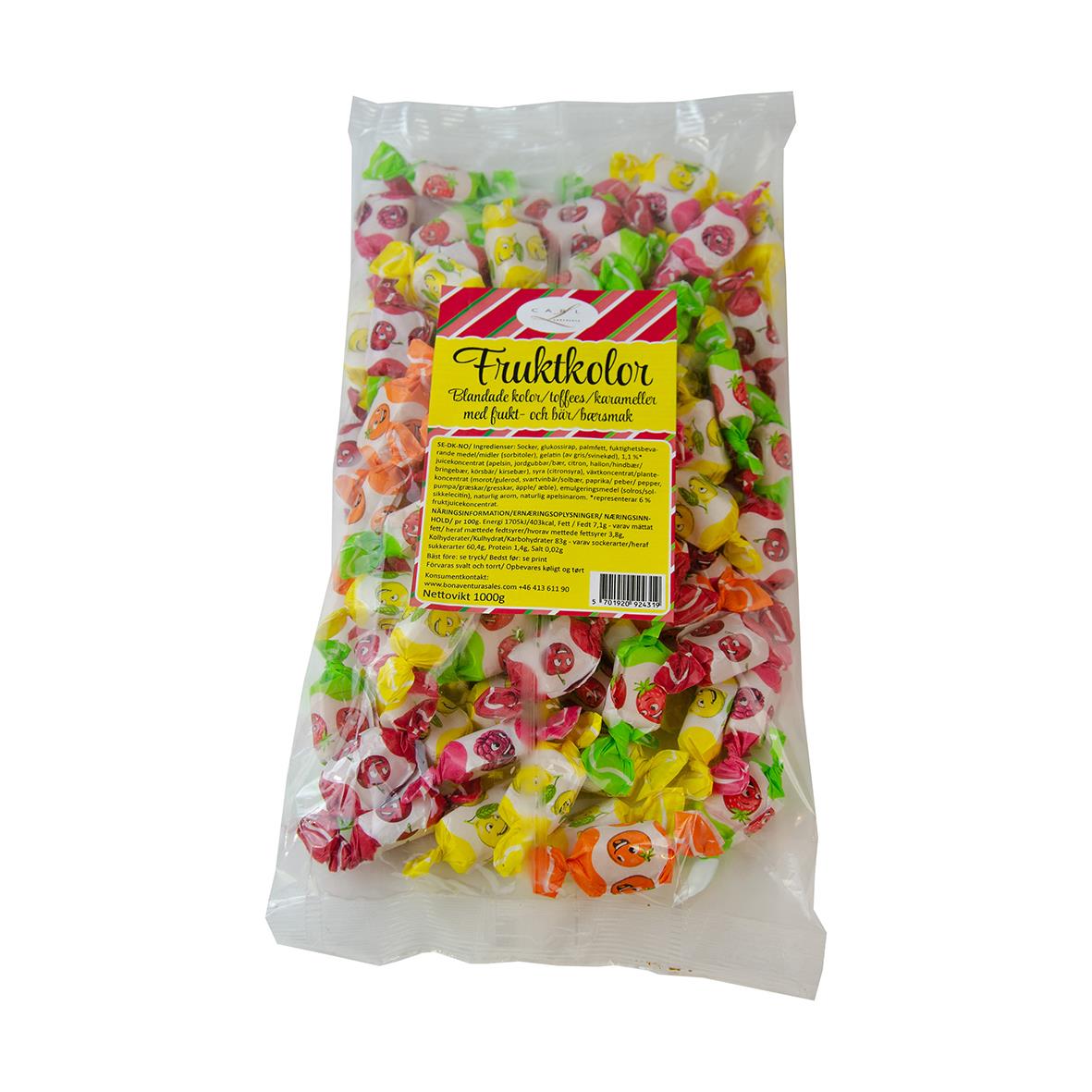 Godis Fruktkolor 1kg 60010861