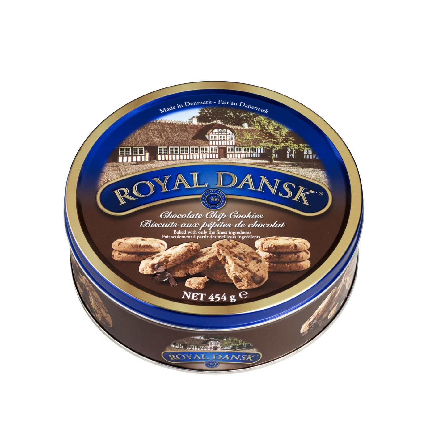 Kakor Royal Dansk Chocolate Chip plåtburk 454g 60020005