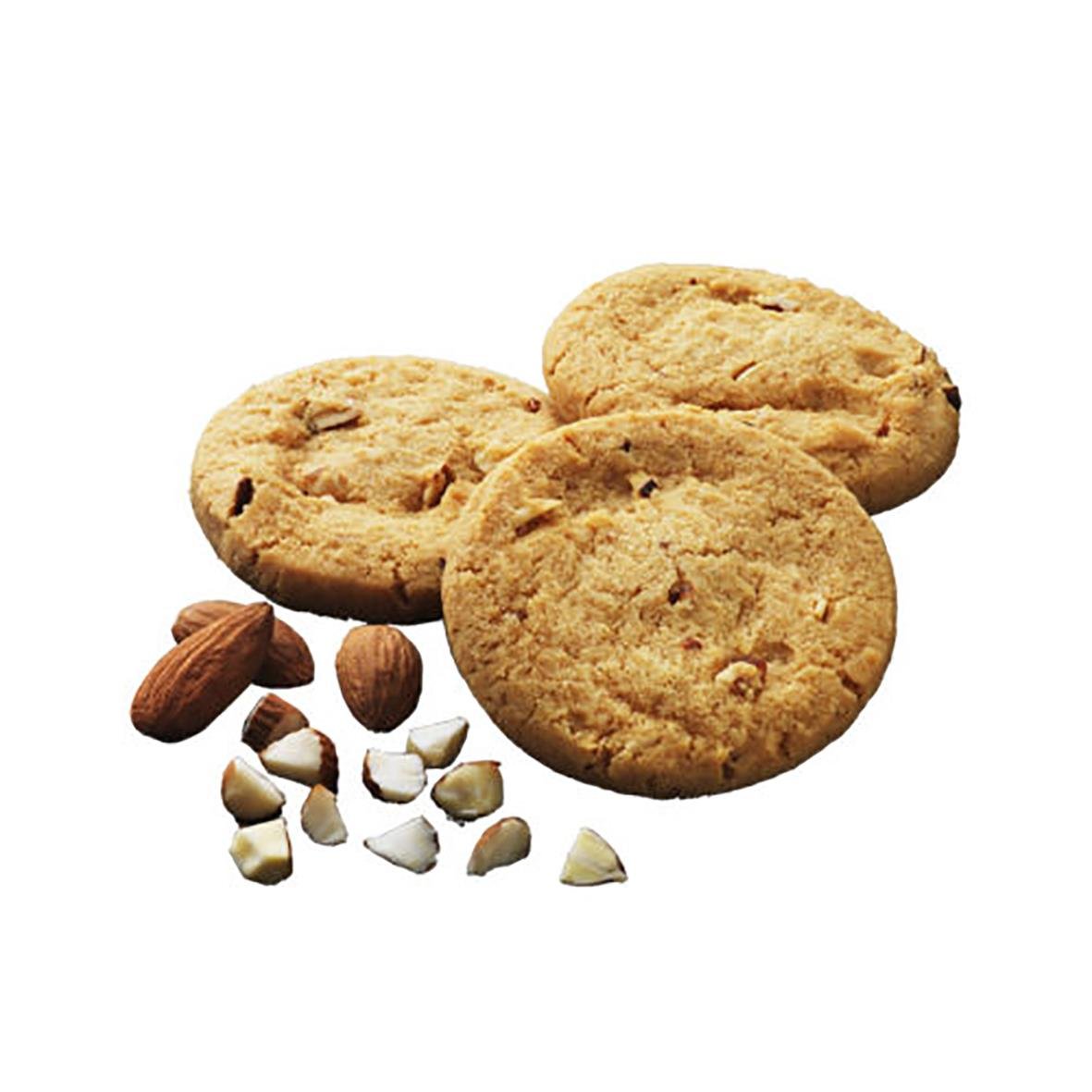 Tre kexkakor med nötter och mandlar