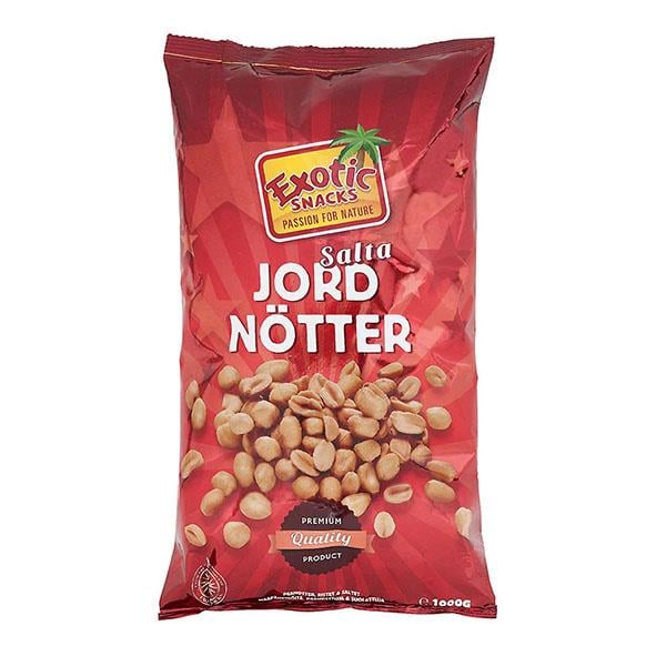 Jordnötter Exotic Snacks 1000g 60022254