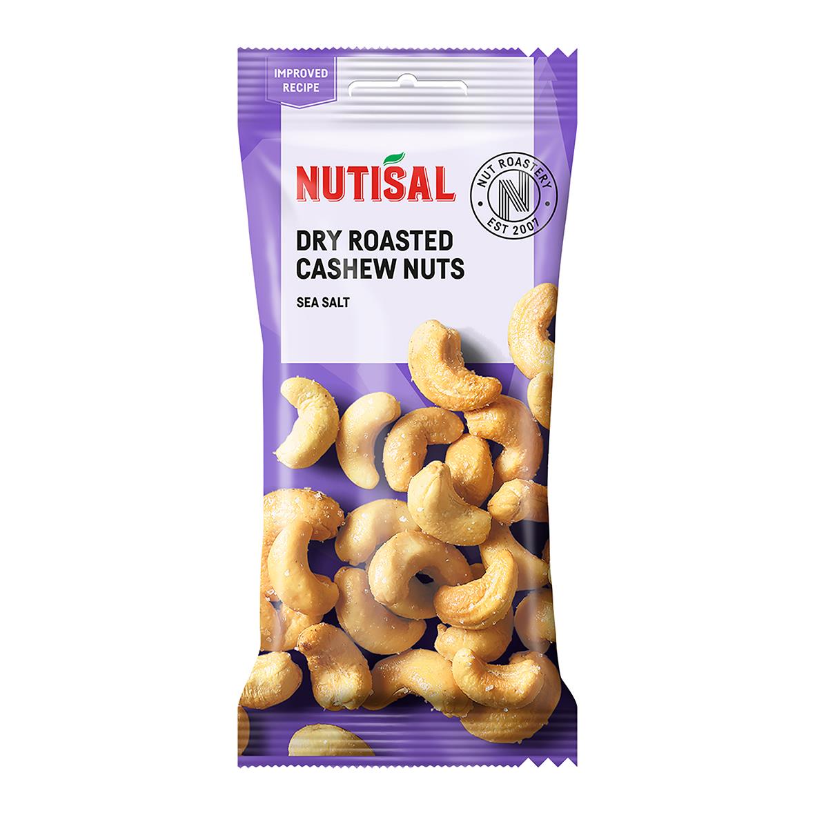 Nötter Nutisal Dry Roasted Cashew Sea Salt 60g 60022350