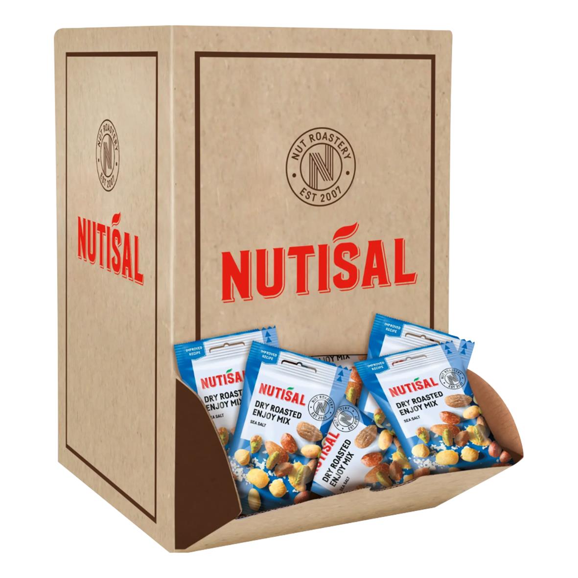 Nötter Nutisal Dry Roasted Enjoymix 40g i presentförpackning