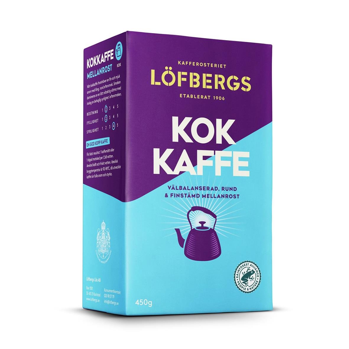 Kaffe Löfbergs Mellanrost kok 450g