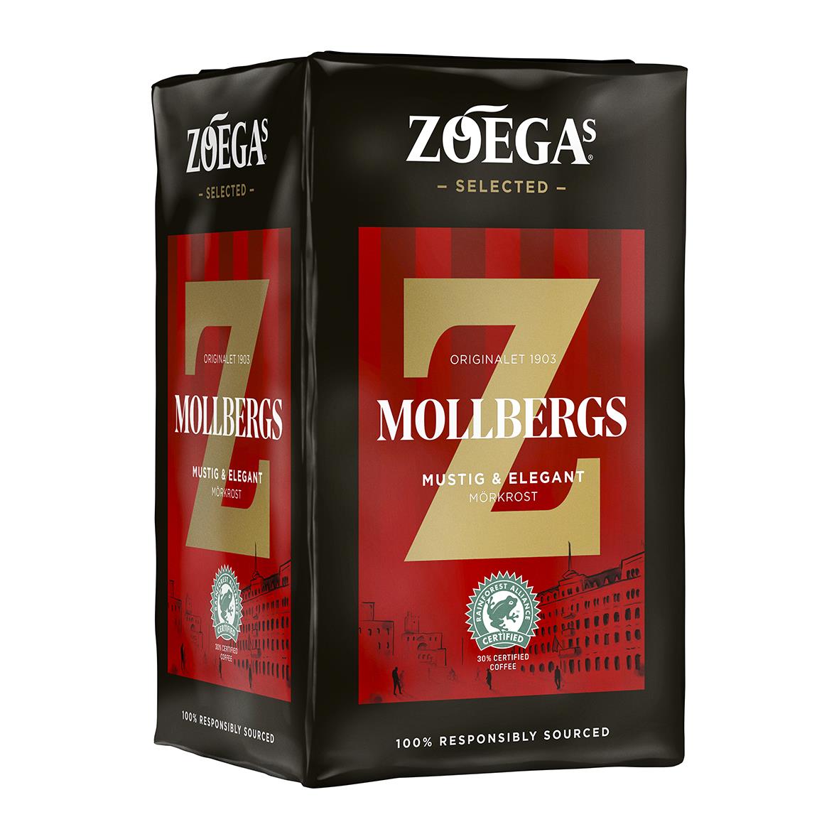Kaffe Zoégas Mollbergs blandning brygg 450g