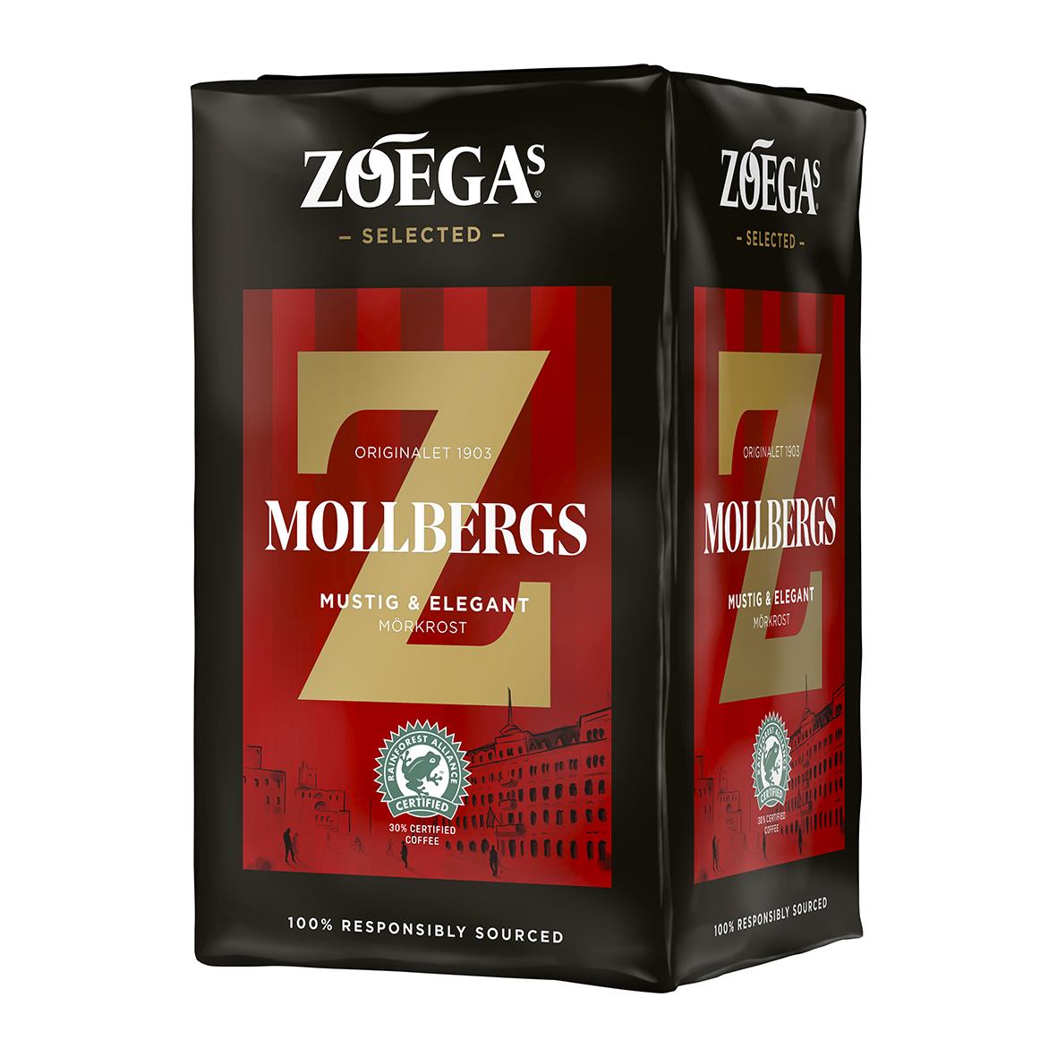 Kaffe Zoégas Mollbergs Blandning Brygg 450g 60100017_2