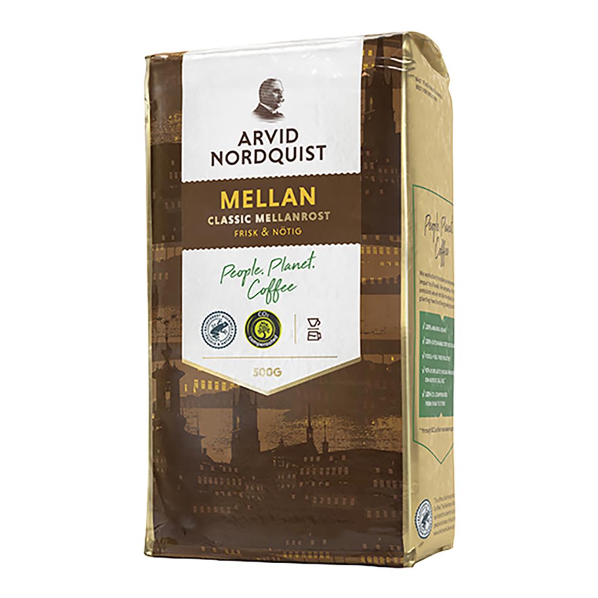 Kaffe Arvid Nordquist Mellanrost Brygg 500g 60100027_2