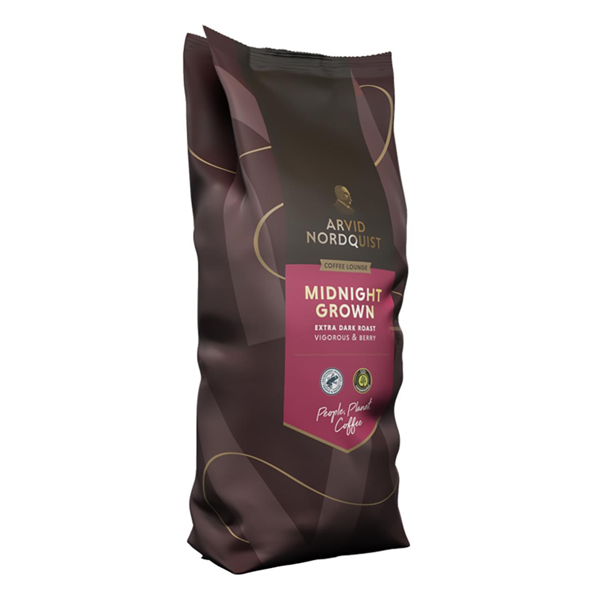 Kaffe Arvid Nordquist Midnight Grown Hela Bönor 1000g 60100053_2