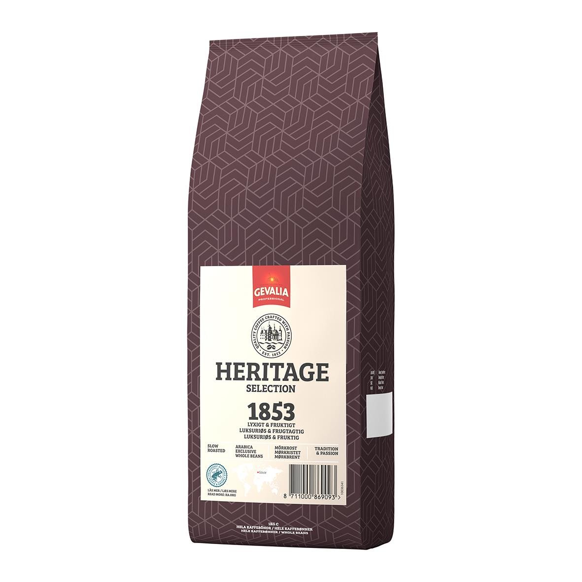 Kaffe Gevalia Heritage 1853 Hela Bönor 1000g 60100071