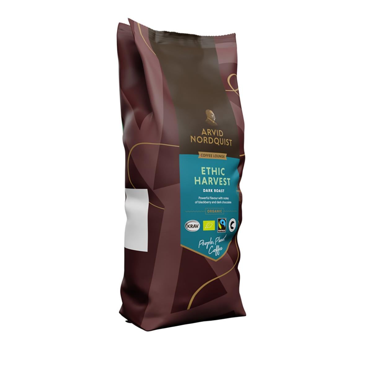 Kaffe Arvid Nordquist Ethic Harvest hela bönor 1000g i påse