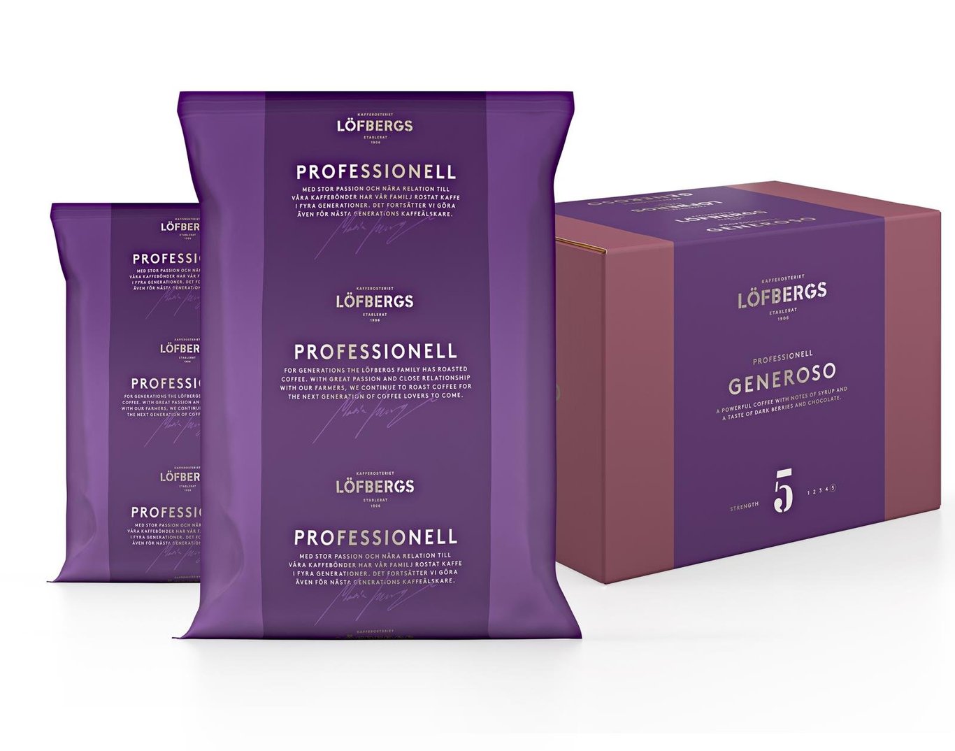 Kaffe Löfbergs Generoso Hela Bönor 1000g 60100140