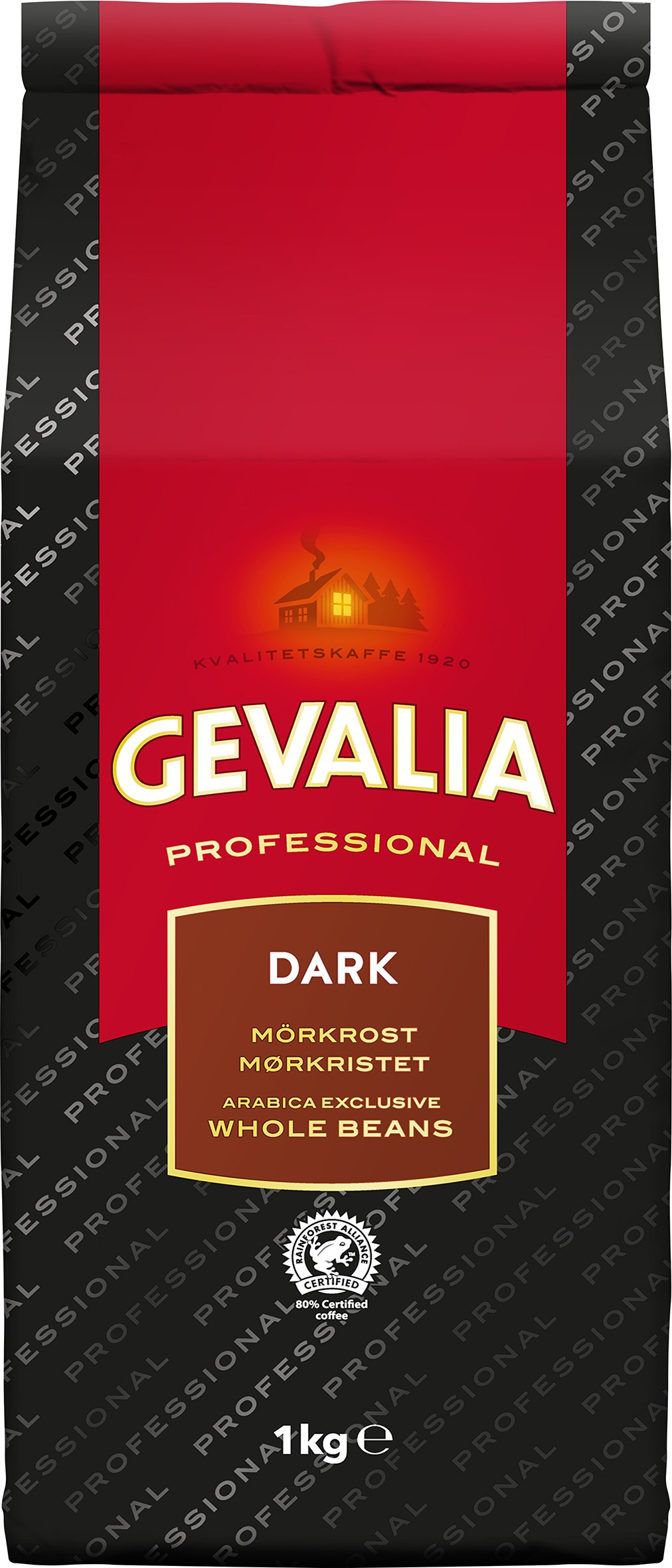 Kaffe Gevalia Dark Hela Bönor 1000g 60100179
