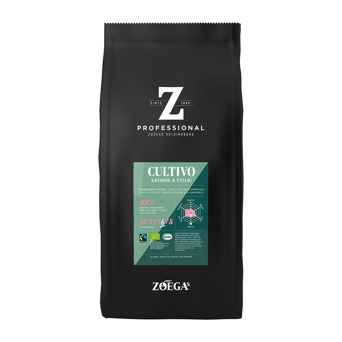 Kaffe Zoégas Cultivo Hela Bönor 750g