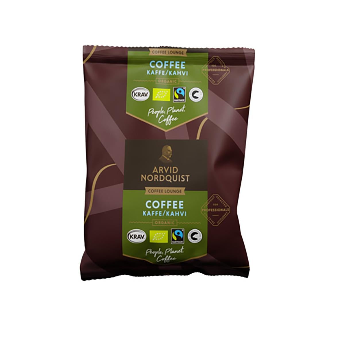 Kaffe Arvid Nordquist Ethic Harvest Termosbrygg 125g i påse med grönt och brunt design