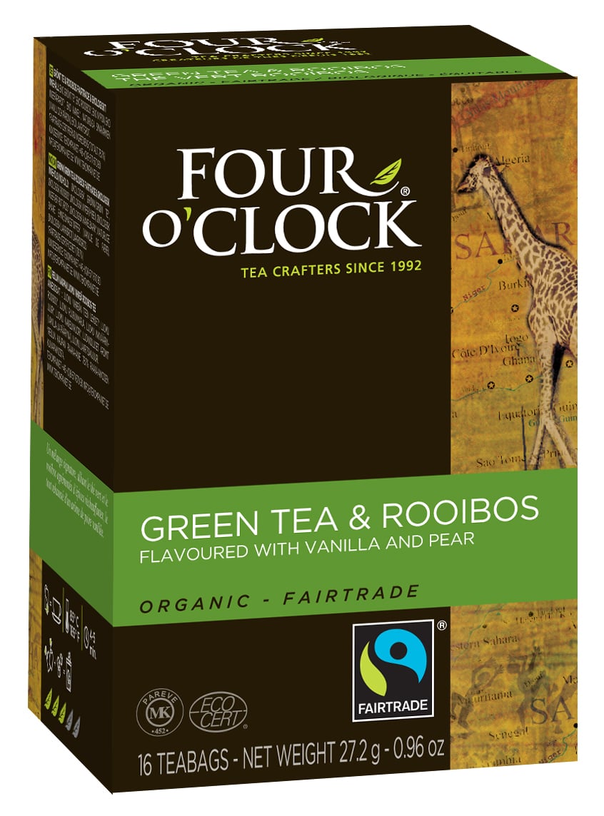 Te Four O clock Päron Vanilj Grönt Eko fairtrade 60106080_1