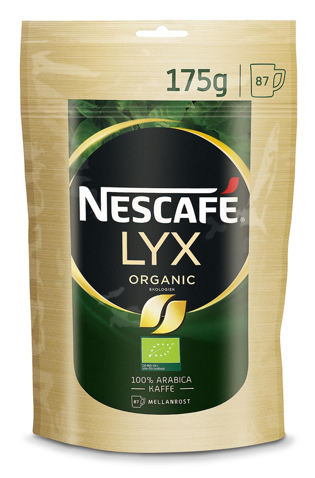 Snabbkaffe Nescafé Lyx Mellanrost Softpack 175g