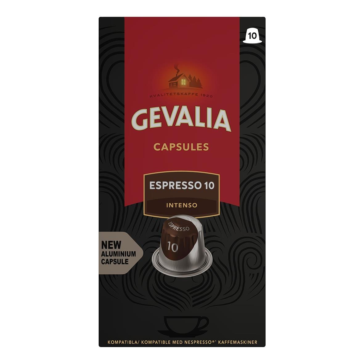 Kaffekapslar Gevalia Espresso 10 Intenso 60106158