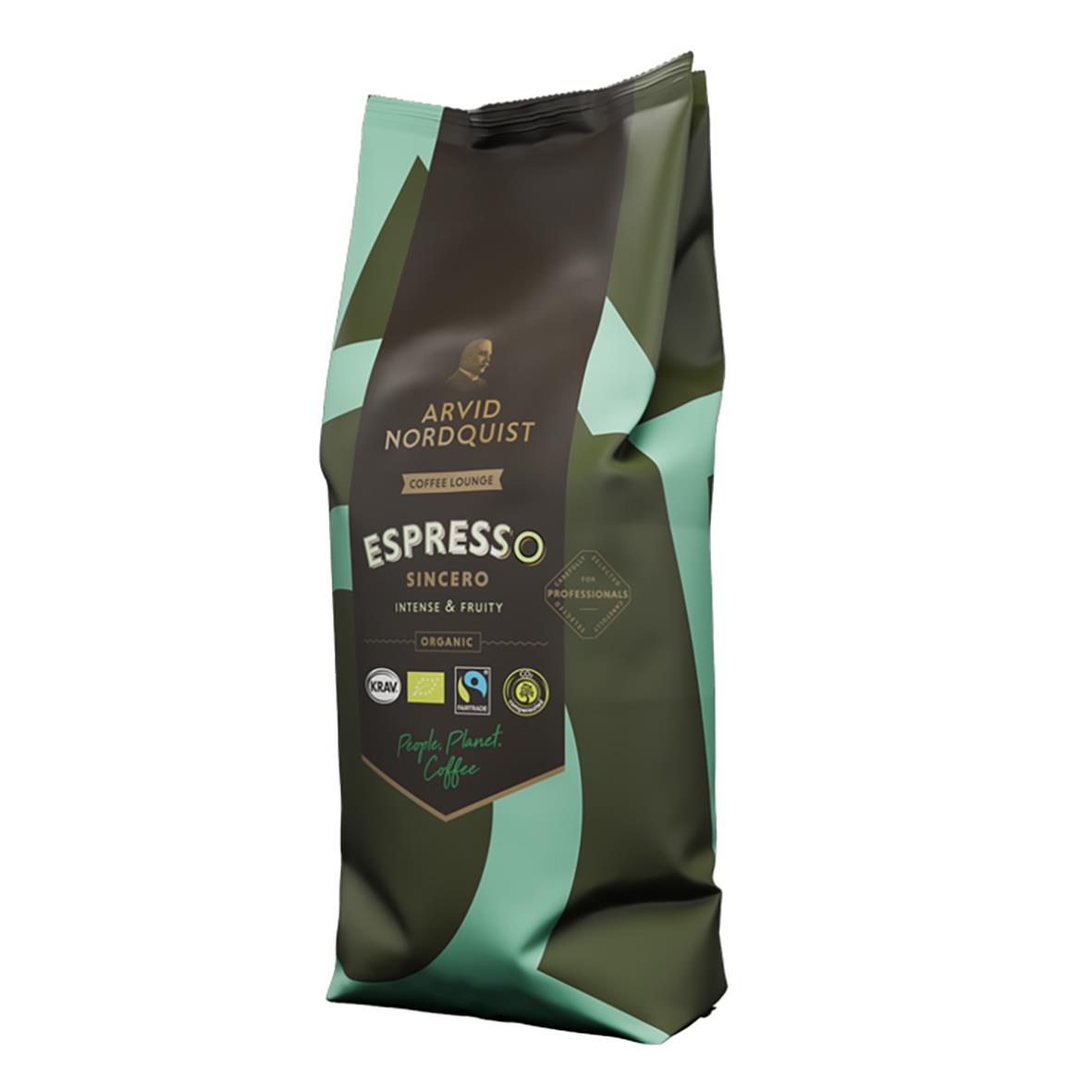 Kaffe Arvid Nordquist Sincero Espresso Hela Bönor 1000g 60106242_3