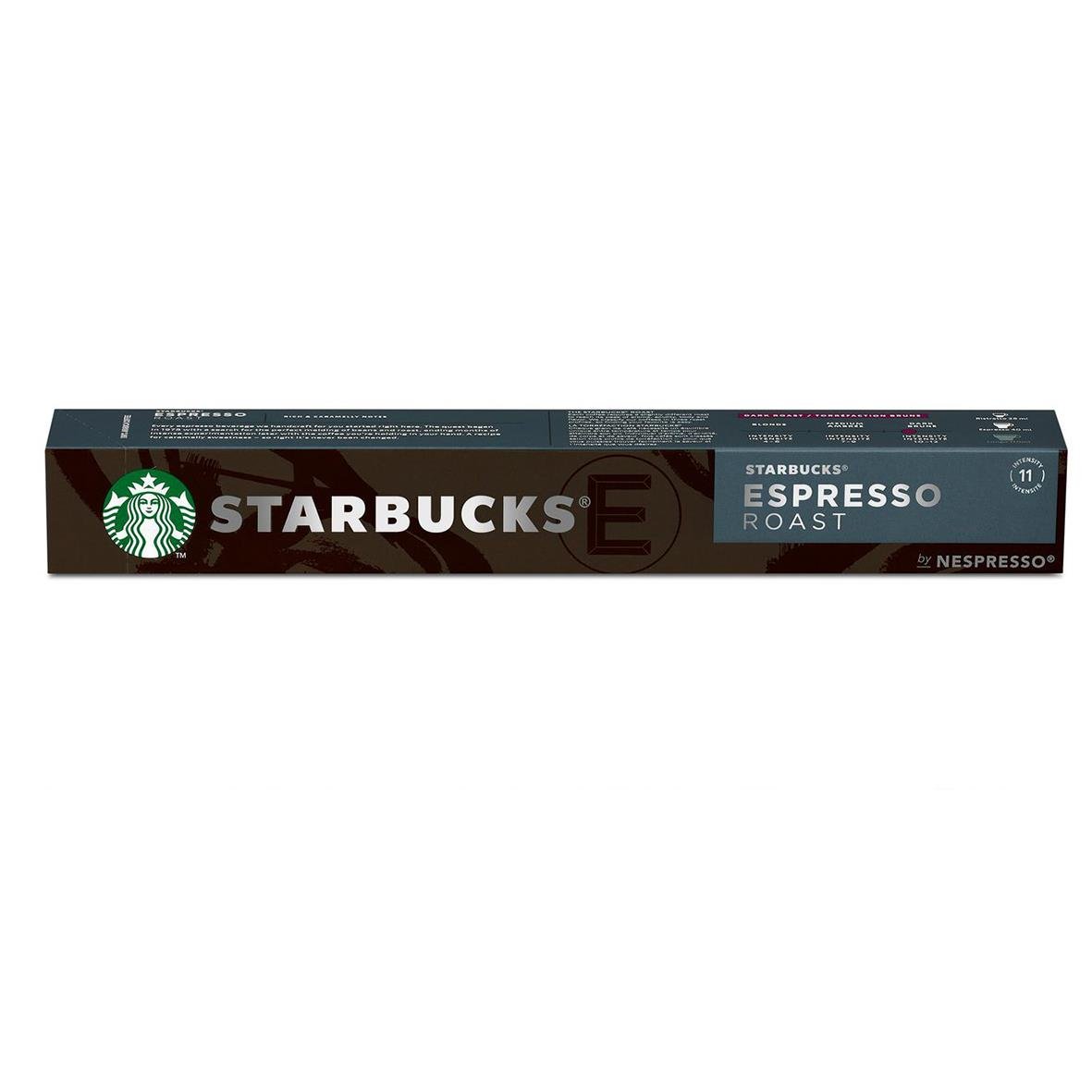 Kaffekapslar Starbucks Espresso Roast i förpackning