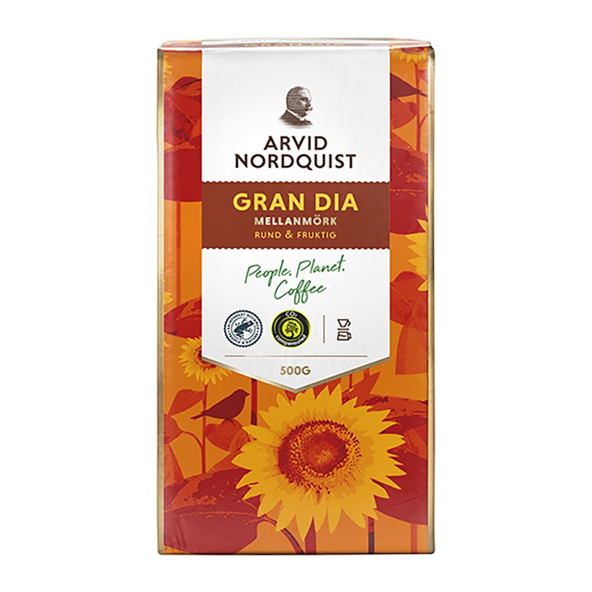 Kaffe Arvid Nordquist Gran Dia Brygg 500g 60106281_2