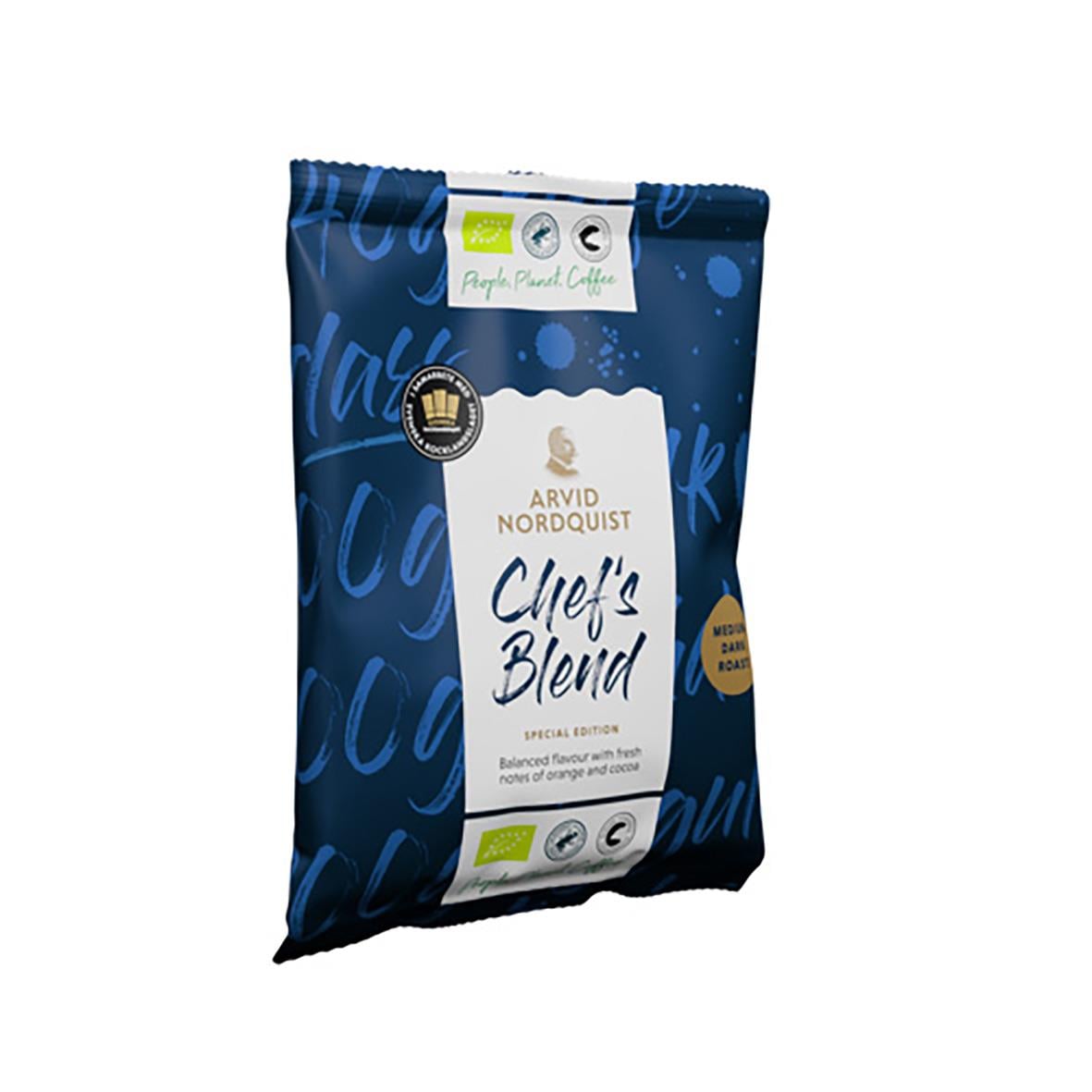 Förpackning av Arvid Nordquist Chef's Blend termosbryggkaffe 125g