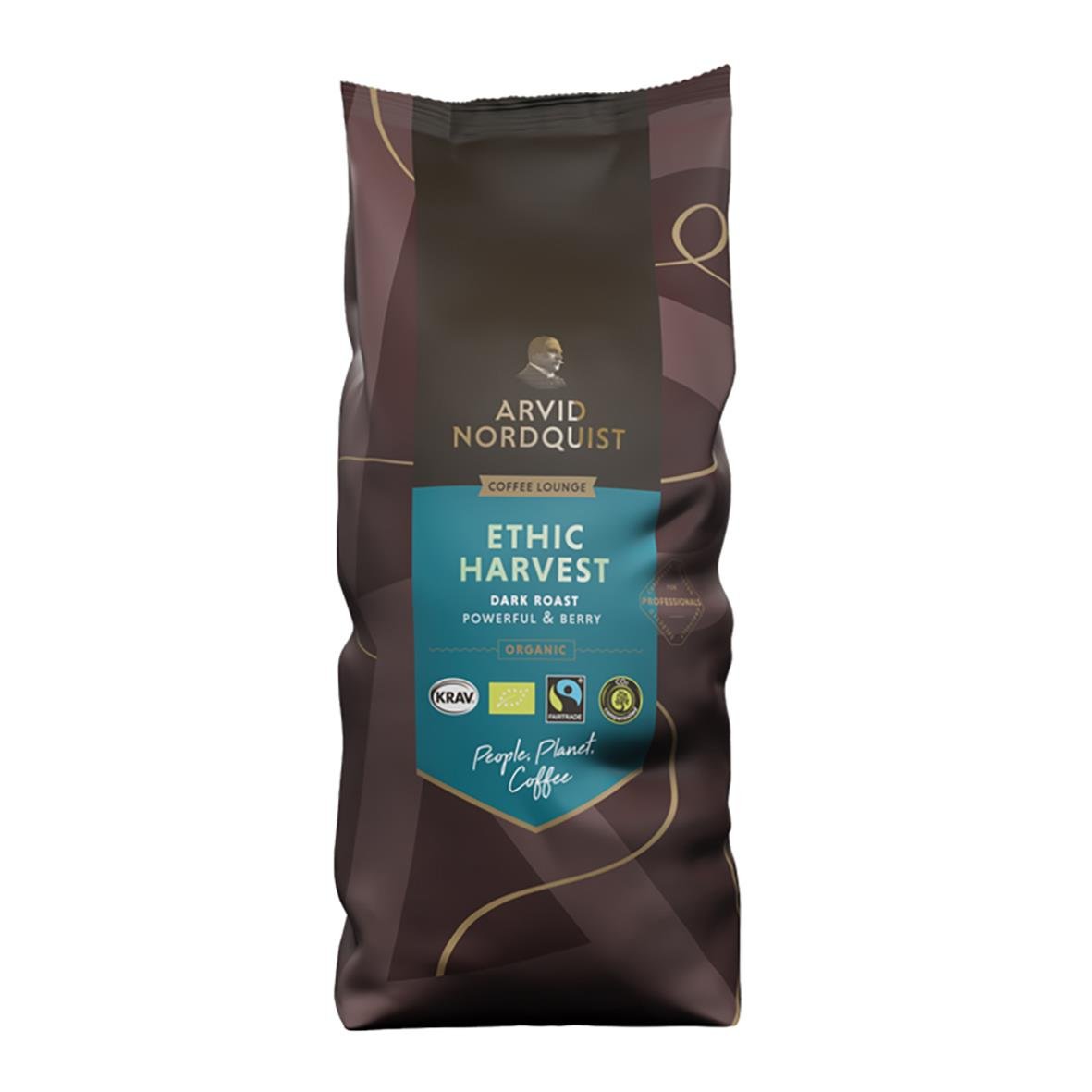 Kaffe Arvid Nordquist Ethic Harvest Dark Roast 1000g i påse