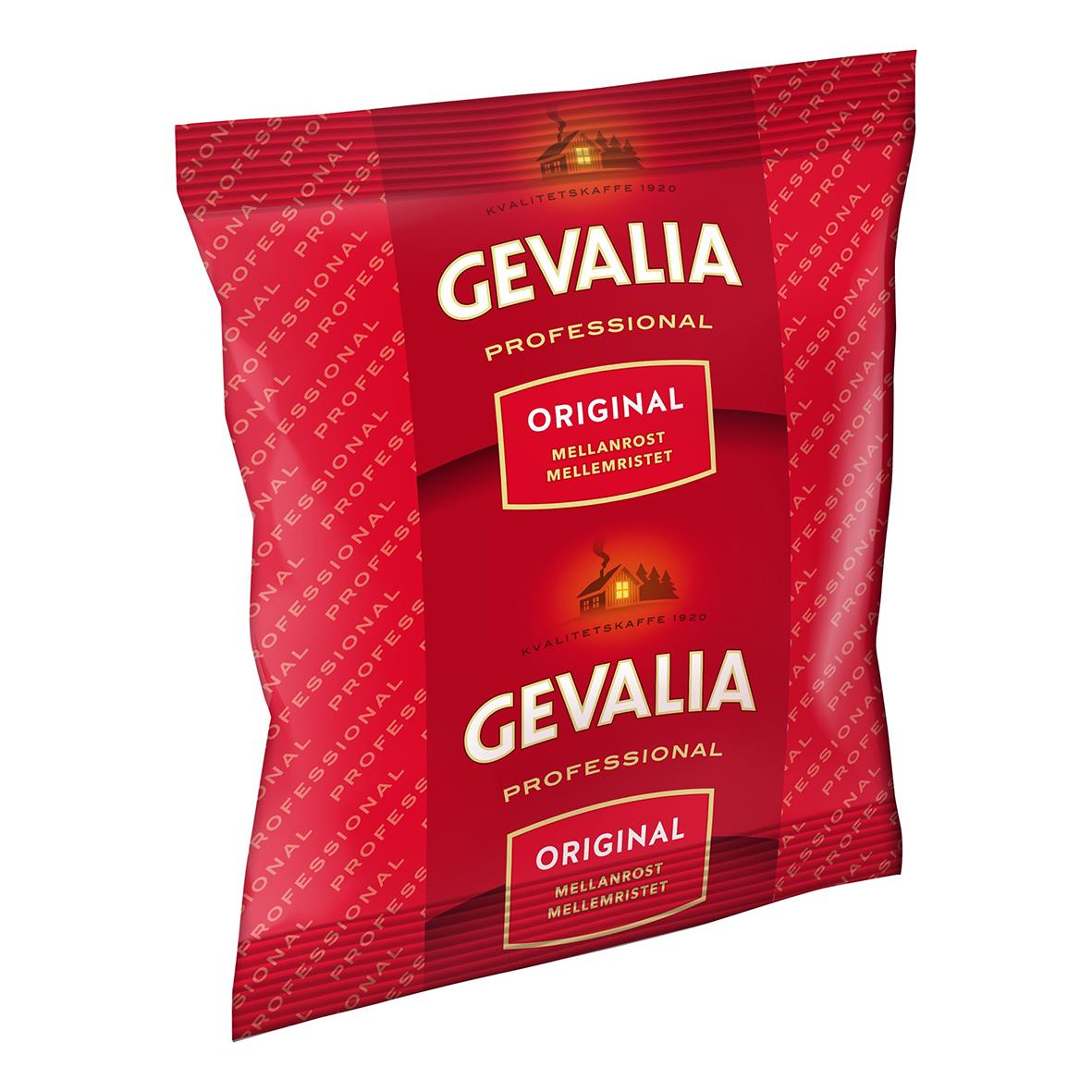 Röd påse Gevalia Original Mellanrost Termosbrygg 125g