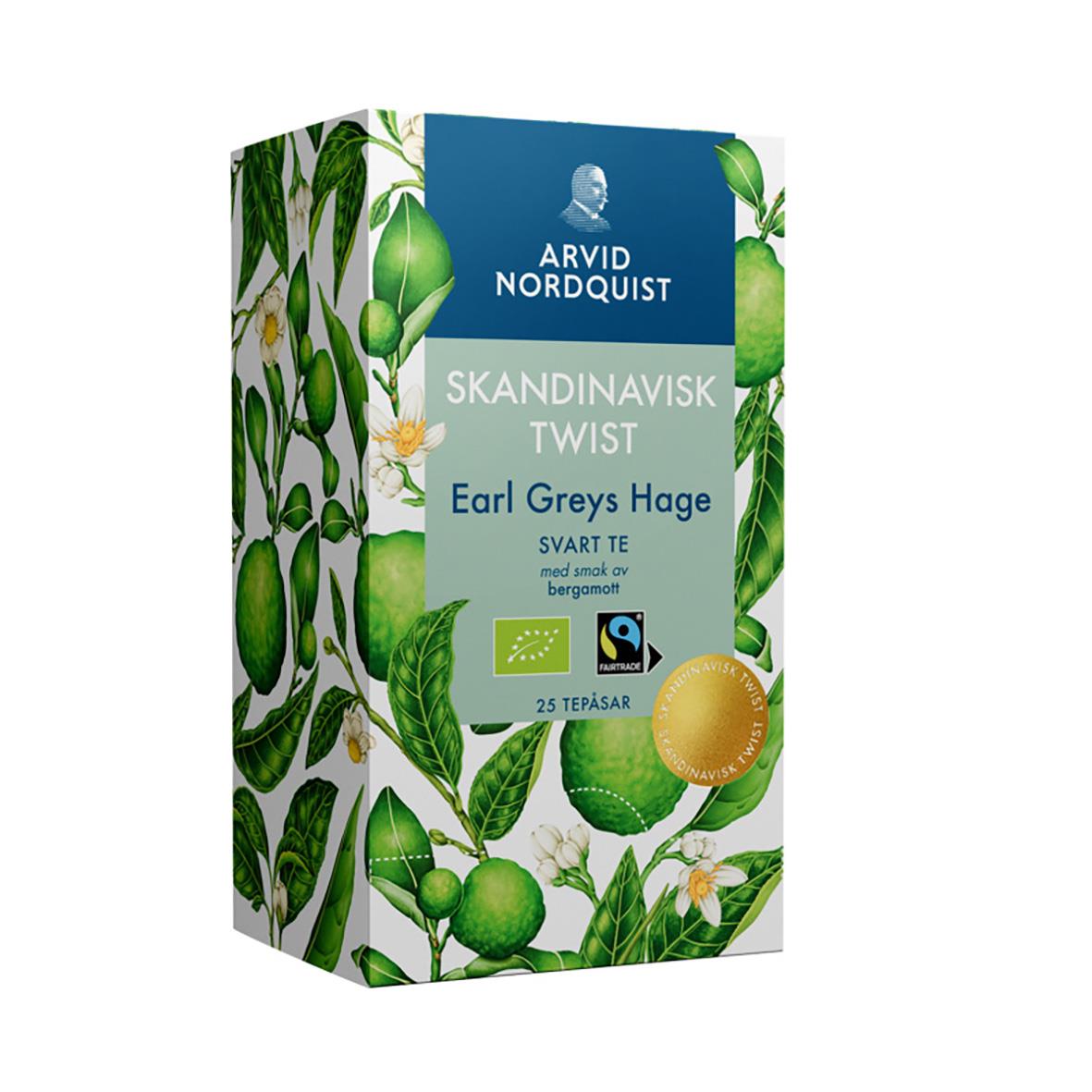 Svart te Earl Greys Hage från Arvid Nordquist med bergamott och ekologisk certifiering