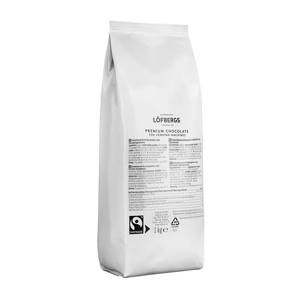 Löfbergs choklad i 1 kg förpackning