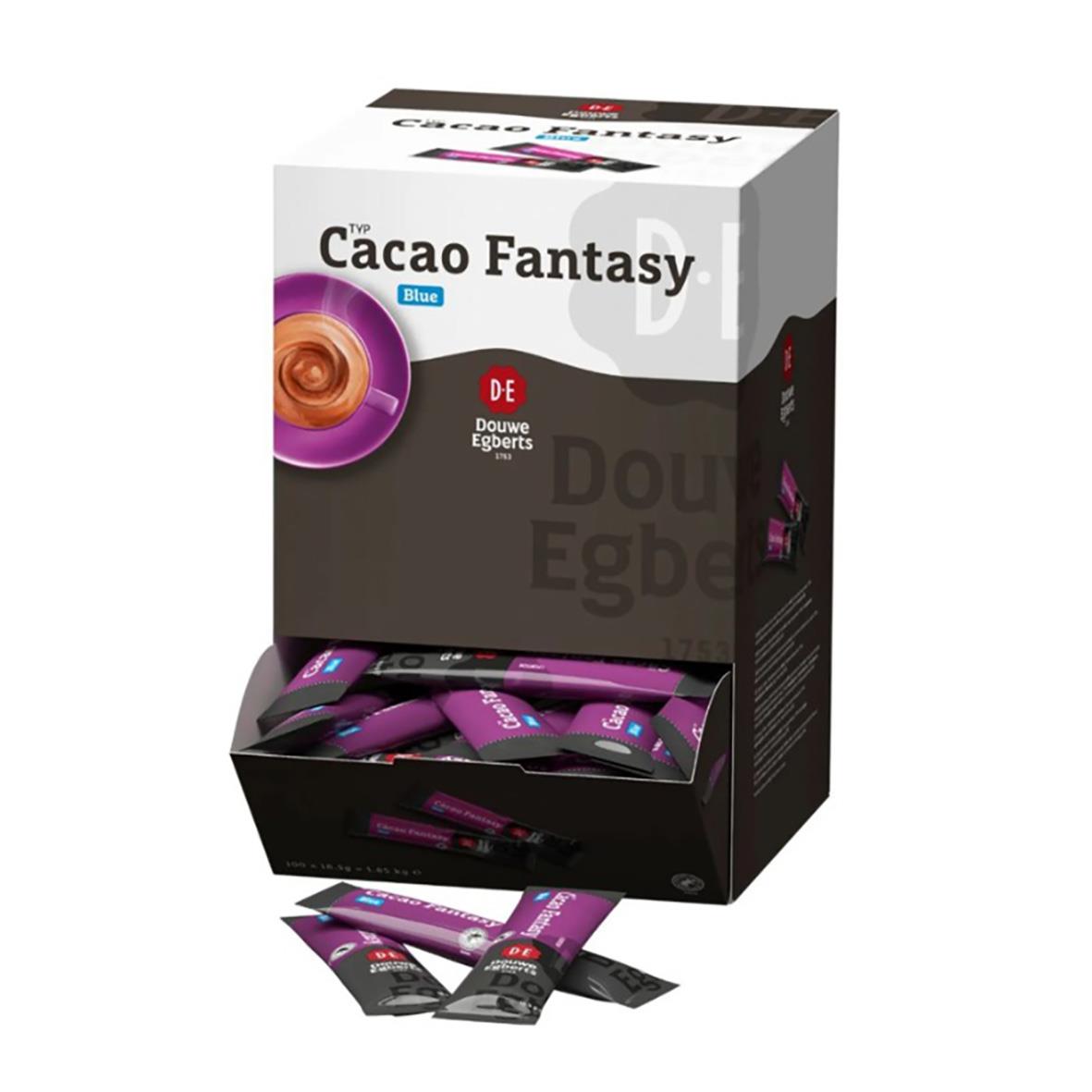Choklad Douwe Egberts Cacao Fantasy sticks 20g i förpackning med flera små påsar