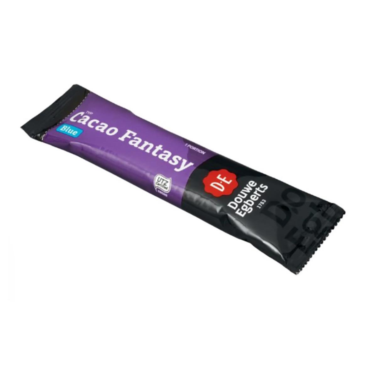 Choklad Douwe Egberts Cacao Fantasy sticks 20g i svart och lila förpackning