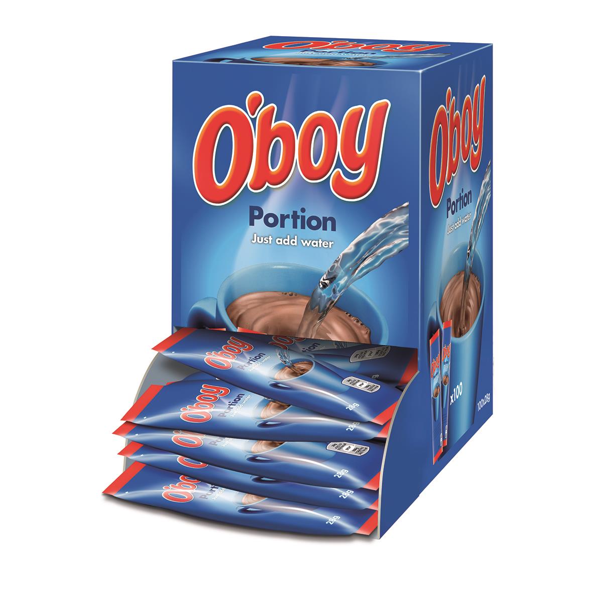 Chokladdryck Oboy 28g i blått paket med flera portionspåsar