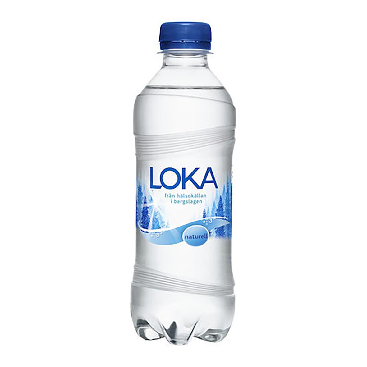 Kolsyrat vatten Loka Naturell i PET-flaska 33cl