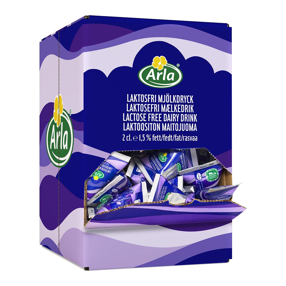 Kaffemjölk Arla Laktosfri 2cl i förpackning