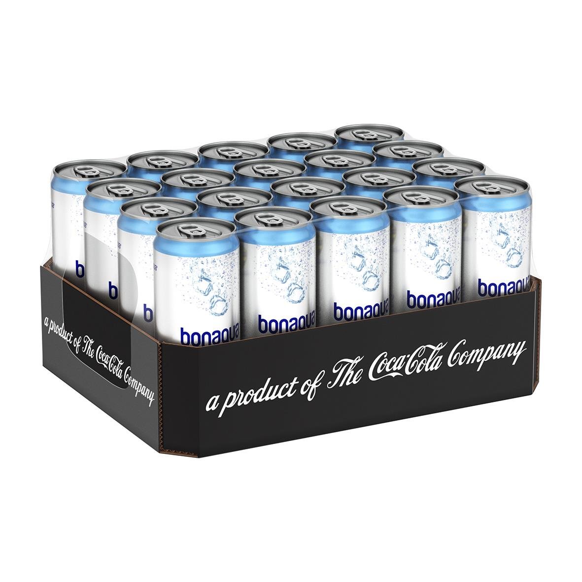 Bonaqua Naturell kolsyrat vatten i burk 33cl med pant