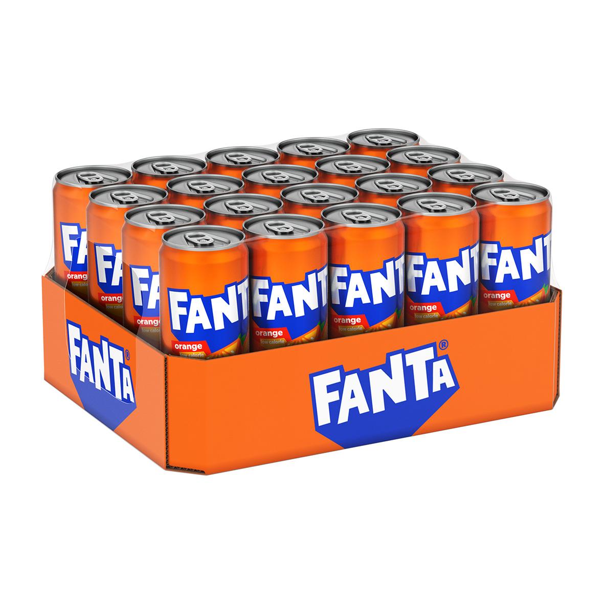 Läsk Fanta Orange burk 33cl inklusive pant