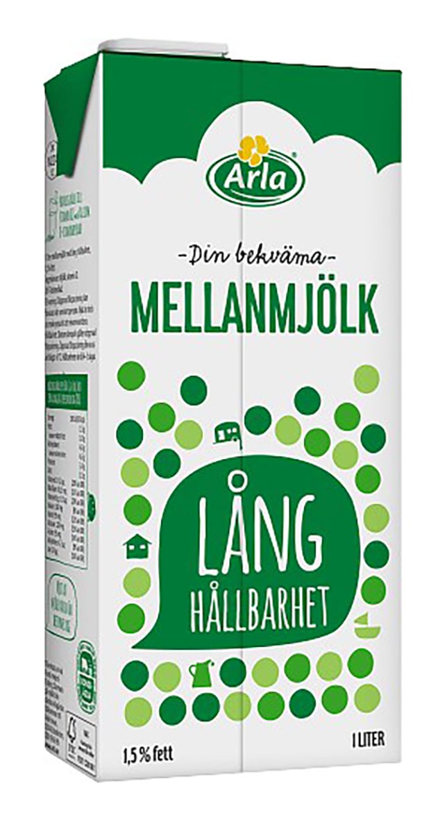 Kaffemjölk Arla H-mjölk 10 x 1 liter/fp 60200375