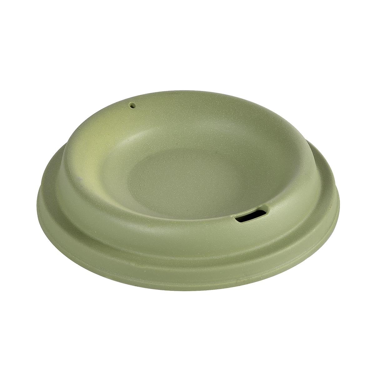 Grön återanvändbar lock till mugg i PP plast