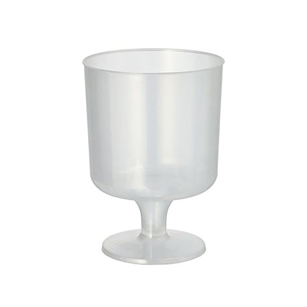 Flergångs vinglas i plast med 20cl volym och Ø72x100mm storlek