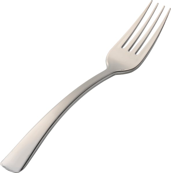 Engångsbestick Duni Gaffel flairmetall plast 19cm 61010022