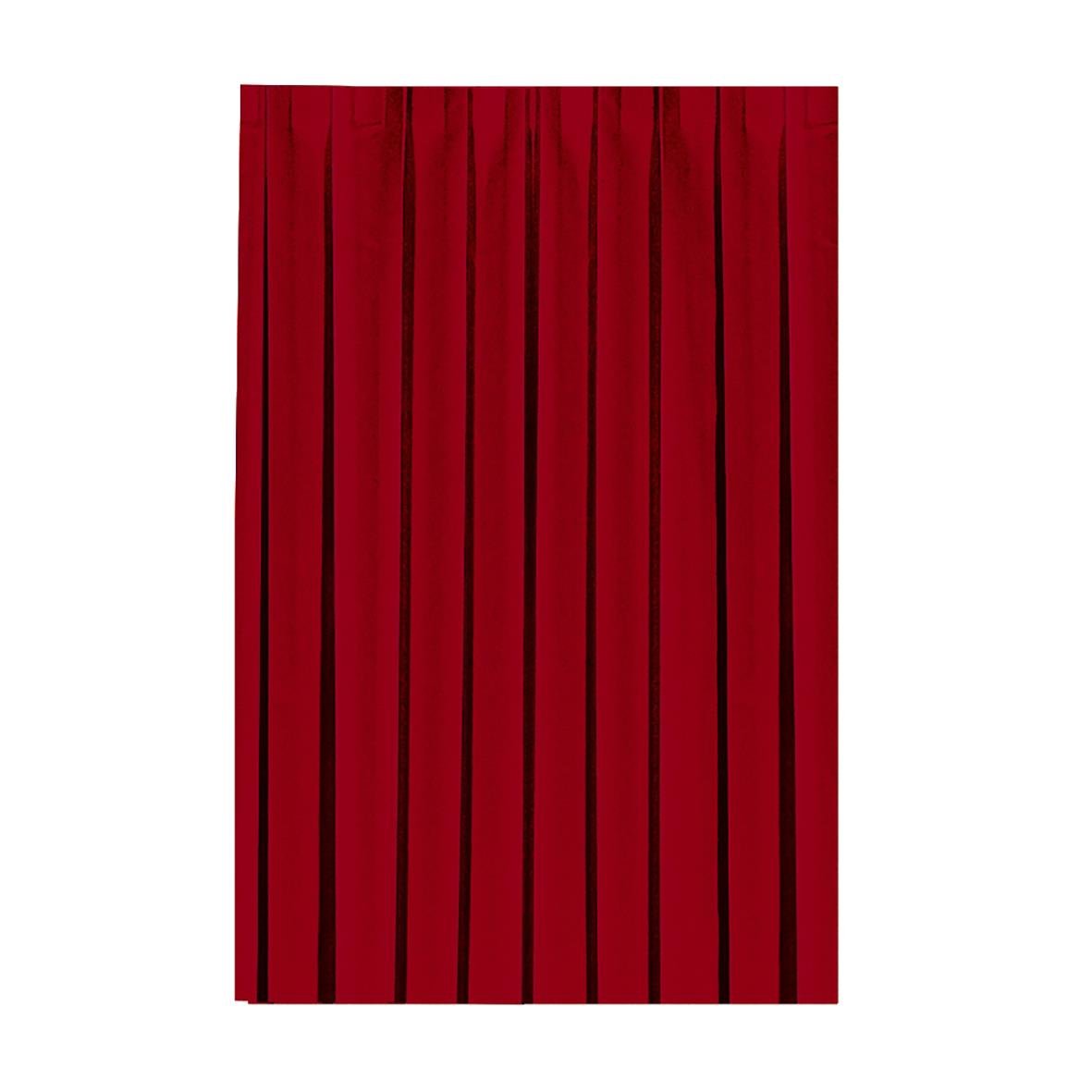 Röd dukjol Duni Dunicel 0,72x4m med veckad design