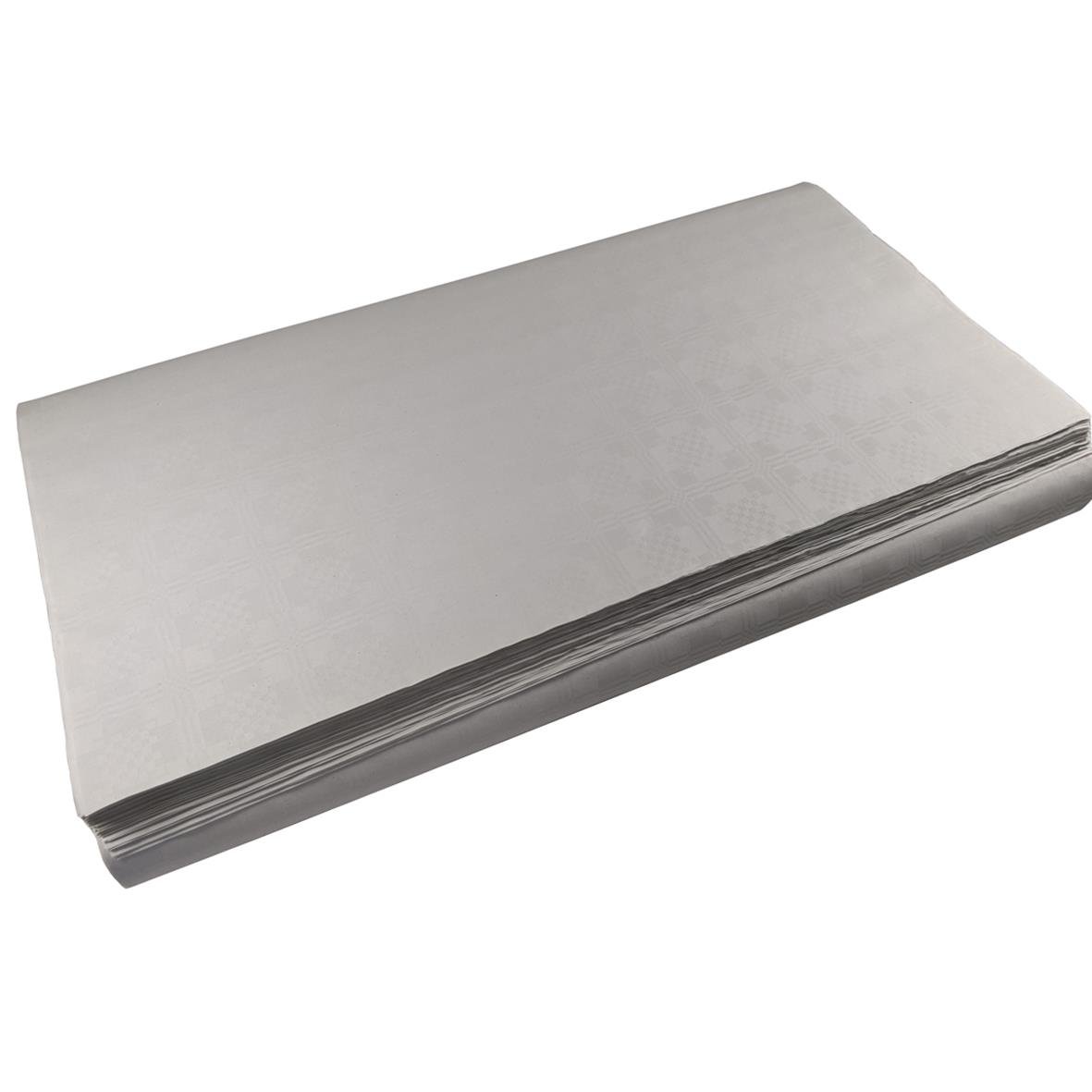 Vit duk damast 60x70cm staplad i bunt