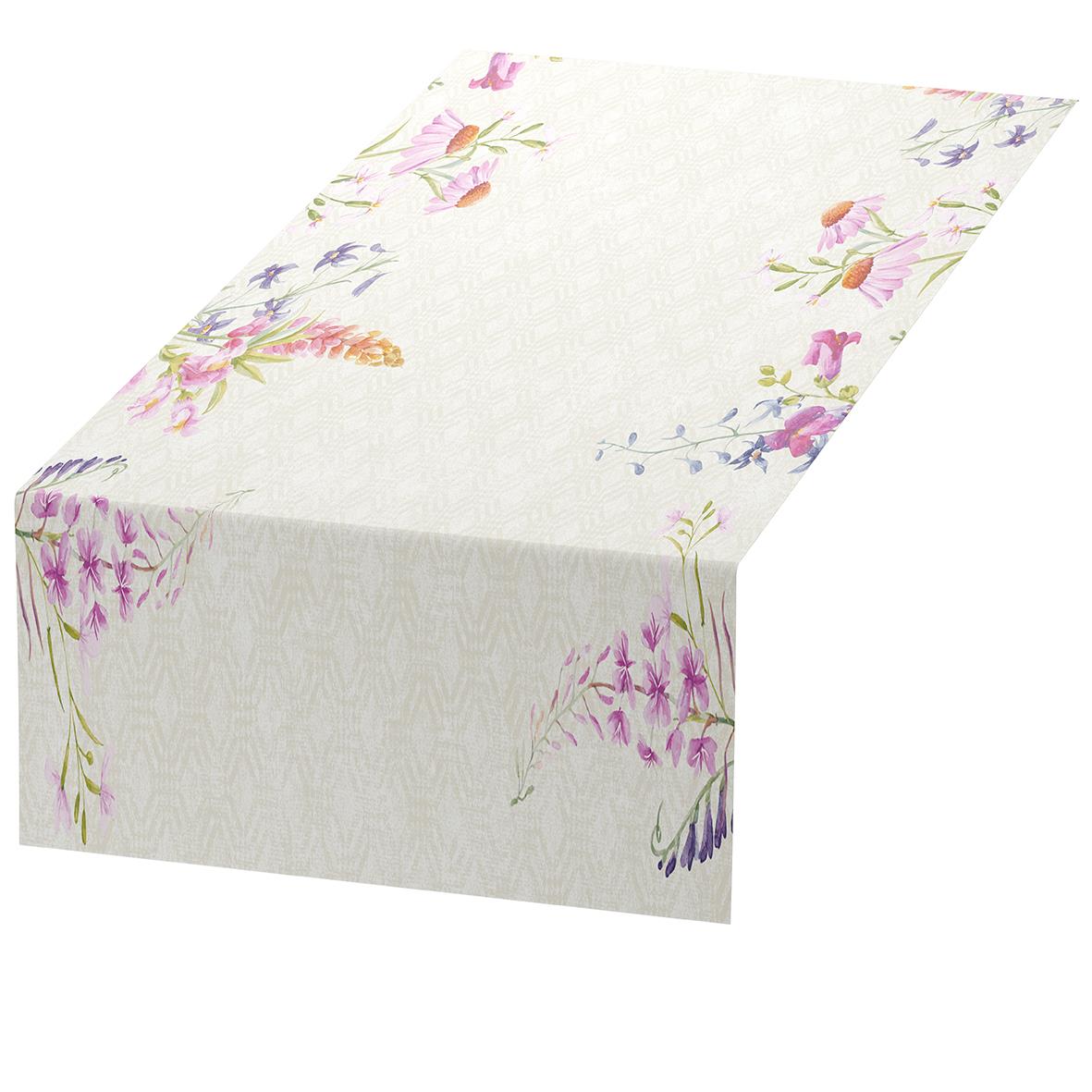 Vepa Duni Dunicel Floret 0,4x24m med blommönster i pastellfärger