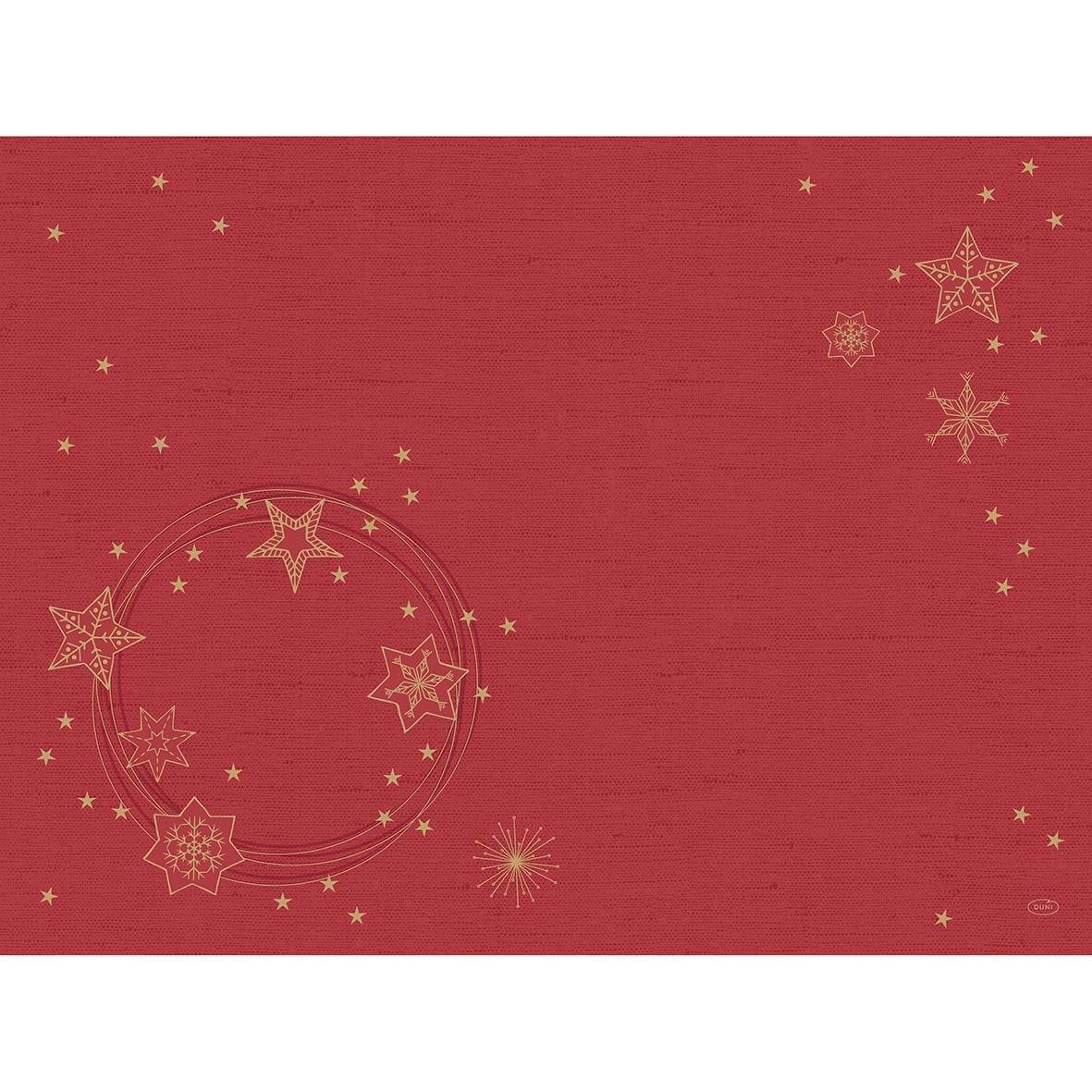 Tablett Duni Star Shine Dunicel Röd 30x40cm 61030856_1