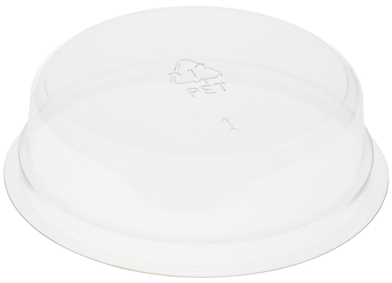 Vit plastbehållare för dryck, rPET material, kapacitet 12cl, till 27/36cl glas