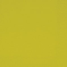 Gul servett Duni 3-lag Kiwi 33x33cm